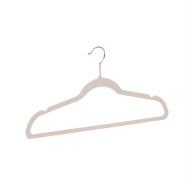 Brookstone Velvet Non Slip Hangers With Clips Wayfair